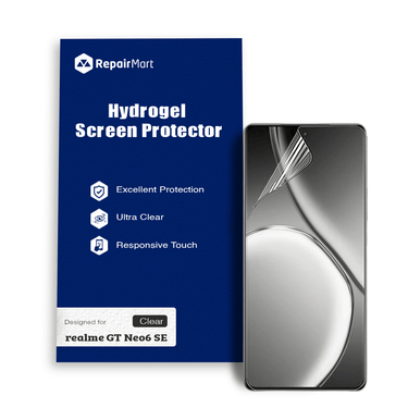 Realme GT 6T Compatible Premium Hydrogel Screen Protector With Full Coverage Ultra HD
